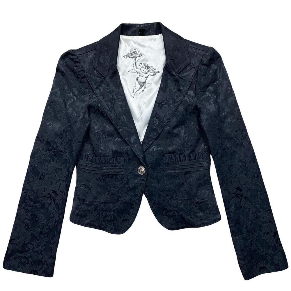 Bebe Women's Black and White Jacket